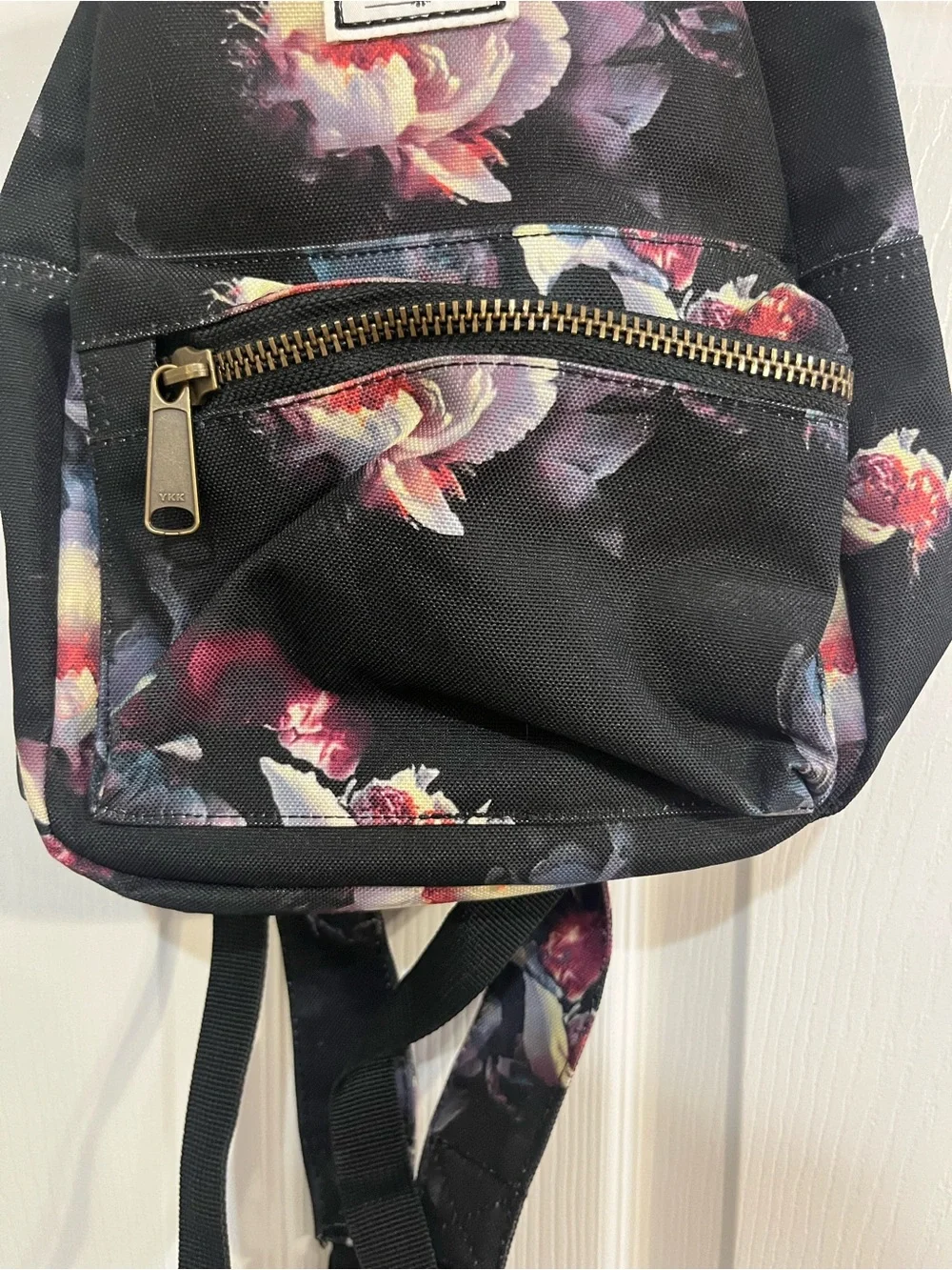Herschel Supply Company Black Floral Mini Backpack